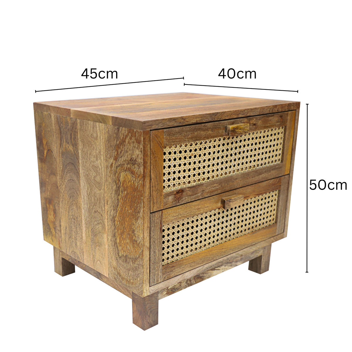 Byron White Side Table with Open Shelf – Buy Online in Australia