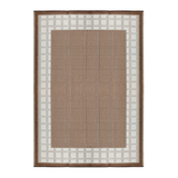 Europa Chestnut Brown And White Foldable Waterproof Large Camping Mat - 270x270 Cm - Camping Mats Fab Habitat