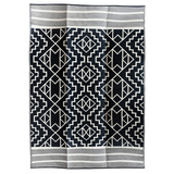 Kilimanjaro Black And Cream Foldable Waterproof Large Camping Mat - 270x360 CM - Camping Mats Fab Habitat