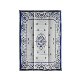 Oriental Blue & White Traditional Foldable Waterproof Large Camping Mat - 270x360 CM - Camping Mats Fab Habitat