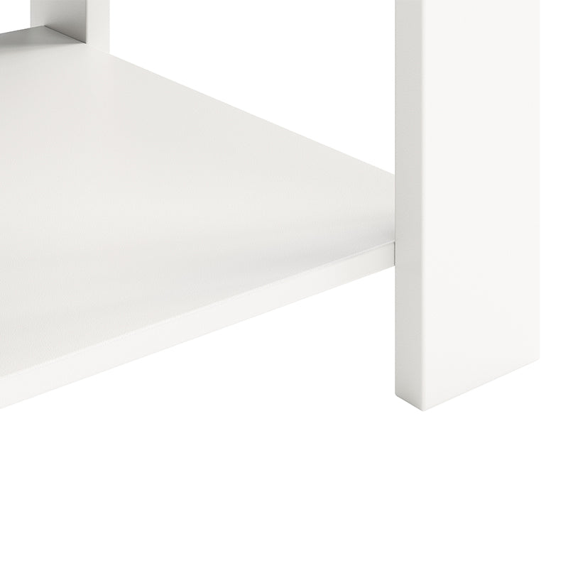 Fontana White 100cm Coffee Table - Coffee Tables Fab Habitat