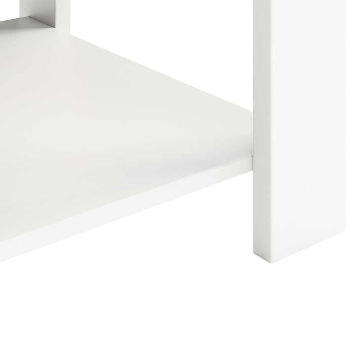 Fontana White 100cm Coffee Table - Coffee Tables Fab Habitat