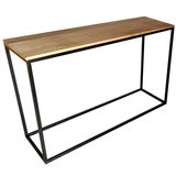 Agni Mango Wood Console Table - Console Tables Fab Habitat