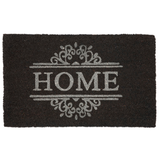 Dark Grey PVC Backed Home Long Front Door Mat - Doormats Fab Habitat