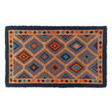 Kilim Multicolour PVC Backed Coir Doormat - Doormats Fab Habitat