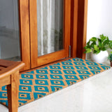 Kimberley Blue Diamond PVC backed Coir Doormat - Doormats Fab Habitat
