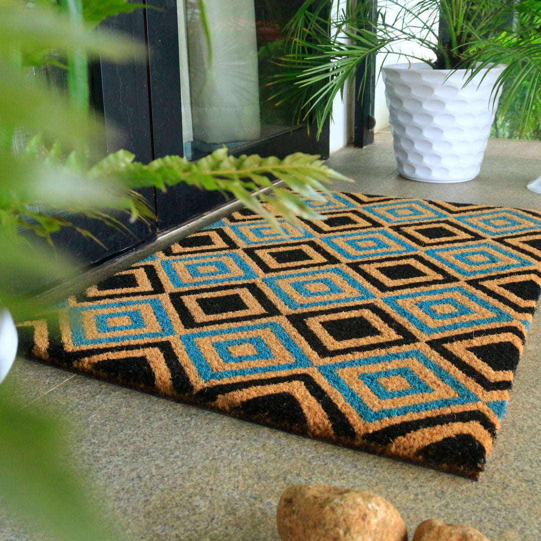 Buy New Diamonds PVC Backed Coir Doormat online in Australia