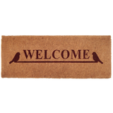 Long And Thick Welcome Coir Door Mat For Double Doors - Doormats Fab Habitat