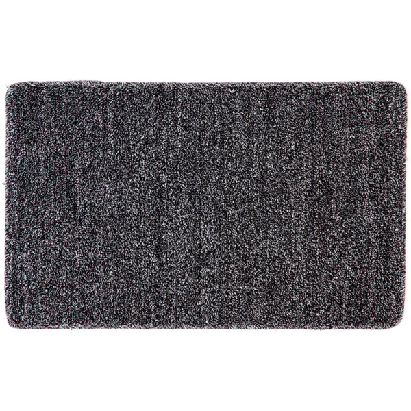 Polycot Black Bathroom Mat - Doormats Fab Habitat
