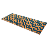 Kimberley Blue Diamond PVC backed Coir Doormat - Doormats Fab Habitat