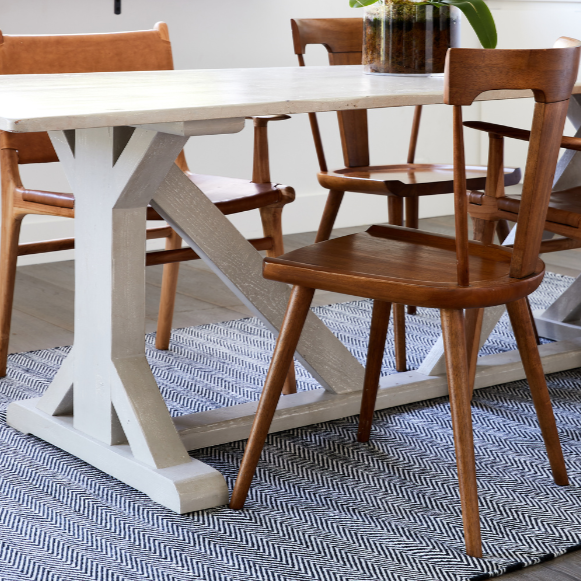 Herringbone Black Indoor Outdoor Area Rug - Outdoor Rugs Fab Habitat