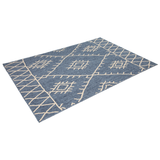 Agatti Tribal Outdoor Large Blue Rug - Outdoor Rugs Fab Habitat