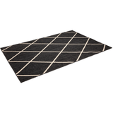 Tucson Black Diamond Large Indoor and Outdoor Rug - Outdoor Rugs Fab Habitat