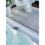 Kavi Beige Machine Washable Area Rug - Rugs Fab Habitat