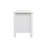 Floriana White 157cm Entertainment TV Unit with 3 Drawers - TV Units Fab Habitat