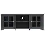 Pembroke Black 165cm Entertainment TV Unit - TV Units Fab Habitat