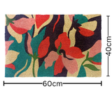 Flower Blue rug 40x60cm floral design floor mat buy online in Australia