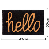 Hello Coir Doormat 45x75cm – Stylish Welcome Mat – Buy Online in Australia