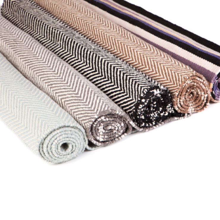 Herringbone Beige Indoor Outdoor Large Rug - Fab Habitat , Outdoor Rugs, 
