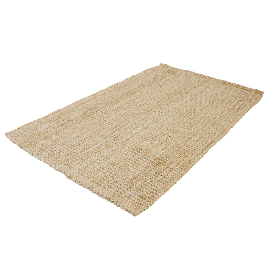 Indira Bleach Natural Jute Large Rug - Fab Habitat , Jute Rugs, 