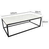 Jal Marble Console Table with Black Frame – Luxe Entry Table – Buy Console Table Online in Australia