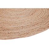 Phoenix Natural Round Jute Rug - Jute Rug Fab Habitat