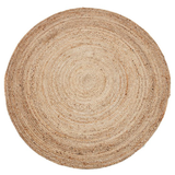 Phoenix Natural Round Jute Area Rug - Jute Rug Fab Habitat