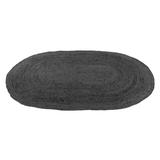 Phoenix Grey Oval Jute Area Rug - Jute Rug Fab Habitat