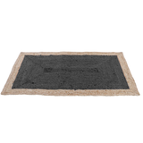 Phoenix Deep Grey Large Jute Rug for Living Room - Jute Rug Fab Habitat