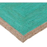 Phoenix Sea Green Floor Mats - Jute Rug Fab Habitat