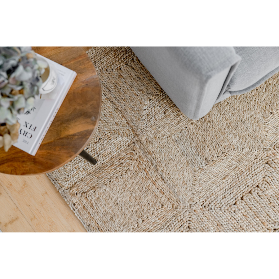 Rishra Eco-friendly Jute Area Rug - Jute Rug Fab Habitat