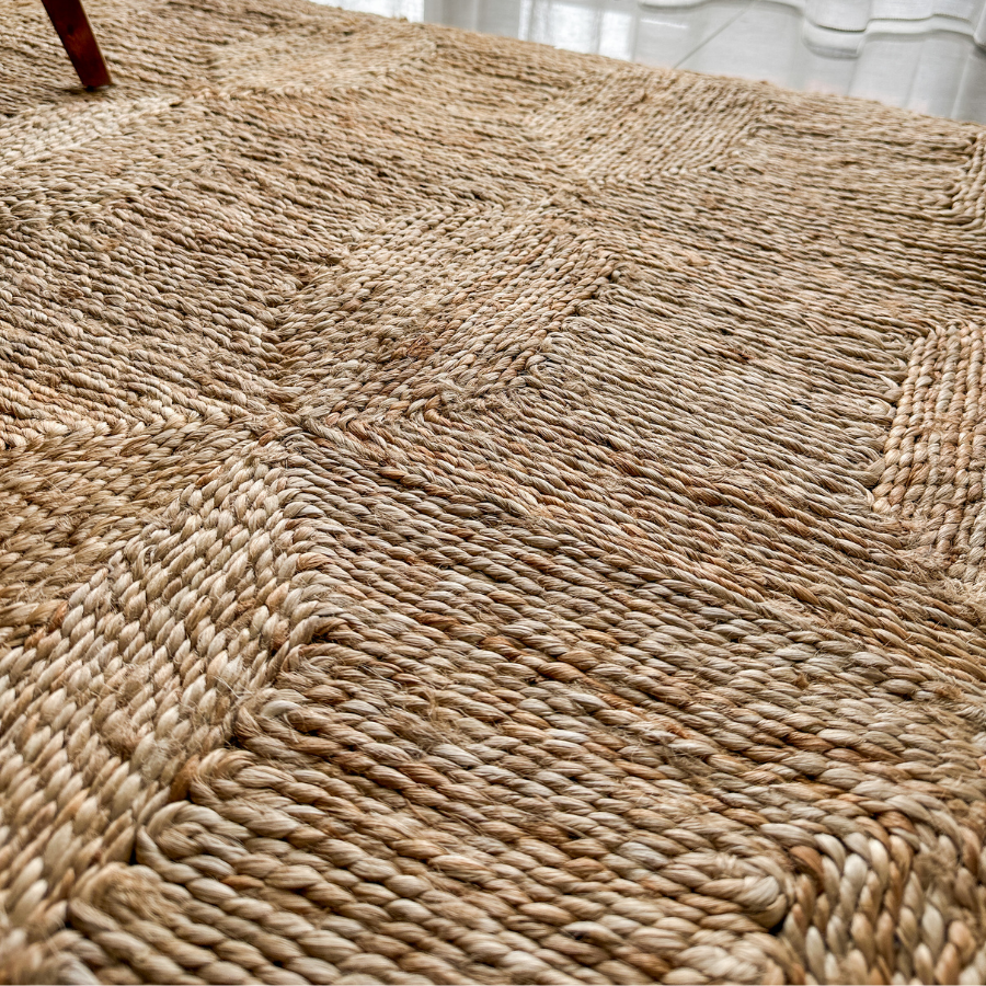 Rishra Eco-friendly Jute Area Rug - Jute Rug Fab Habitat