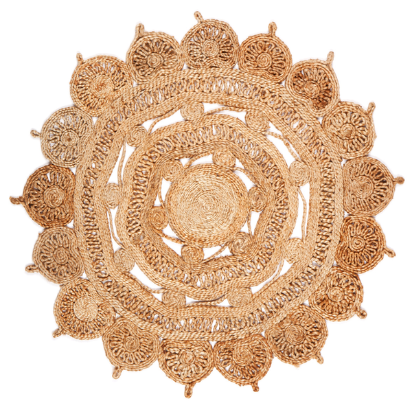 Mimosa Round Jute Rug - Jute Rugs Fab Habitat