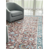 Imna Traditional Machine Washable Large Carpet Rug - Machine Washable Rugs Fab Habitat