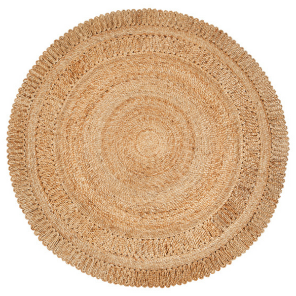 Magnolia Premium Large Round Jute Rug - Fab Habitat , Jute Rug, 