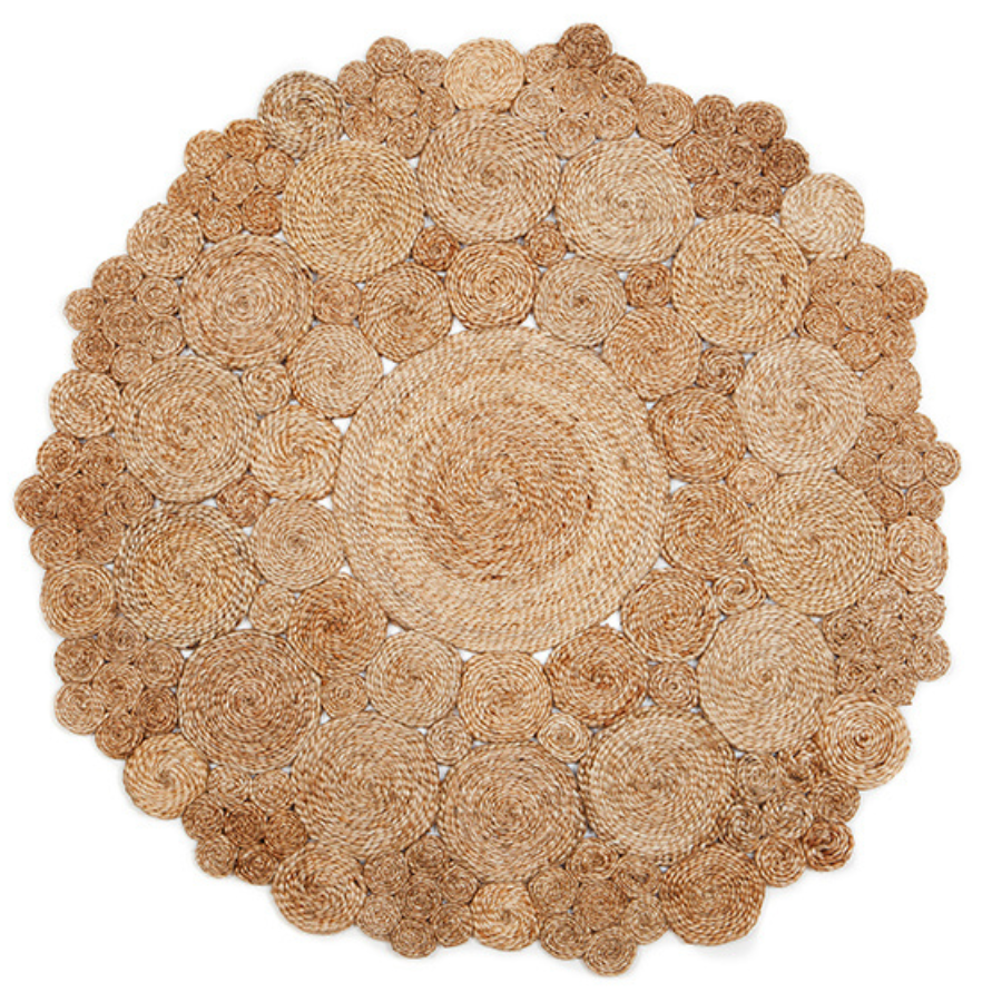 Marigold Eco-friendly Large Round Jute Rug - Fab Habitat , Jute Rugs, 