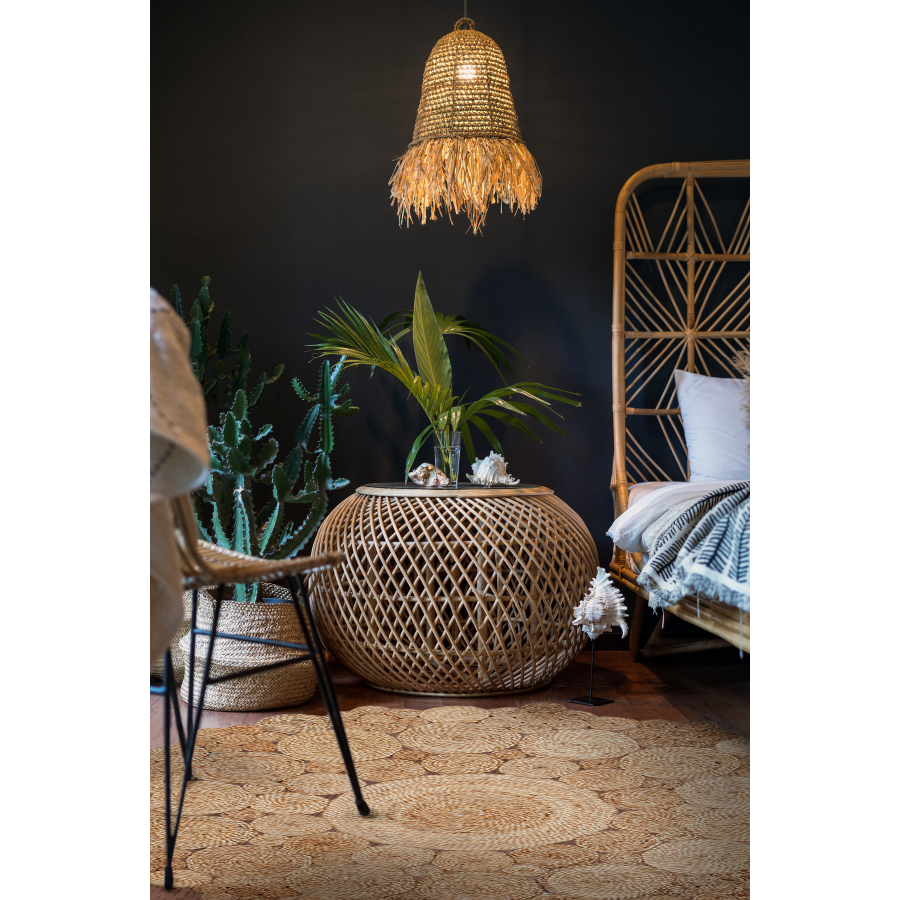 Marigold Eco-friendly Large Round Jute Rug - Fab Habitat , Jute Rugs, 