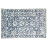 60 Cm X 180 Cm Megan Blue Machine Washable Non Slip Kitchen Mat - Fab Habitat , Machine Washable Kitchen Mats, 