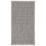 Moti Black and White Diamond Polypropylene Large Outdoor Rug - Fab Habitat , Outdoor Rugs, 