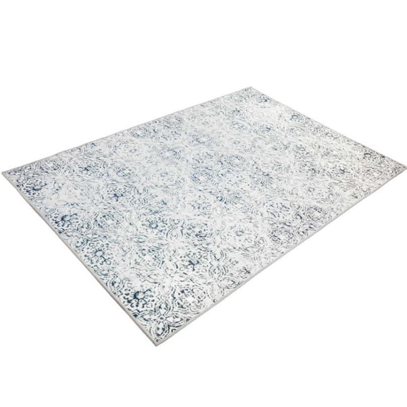 Mozaic Tiles Grey Designer Non-Slip Large Rug - Fab Habitat , Non Slip Rugs, 