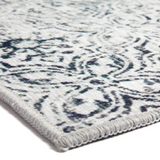 Mozaic Tiles Non-Slip Designer Grey Hallway Runner Rug - Fab Habitat , Runners Rugs, 