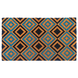 New Diamonds PVC Backed Coir Doormat - Fab Habitat , Doormats, 