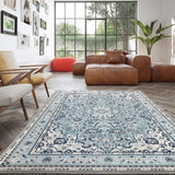 Rayie Designer Traditional Large Rug - Non Slip Rugs Fab Habitat