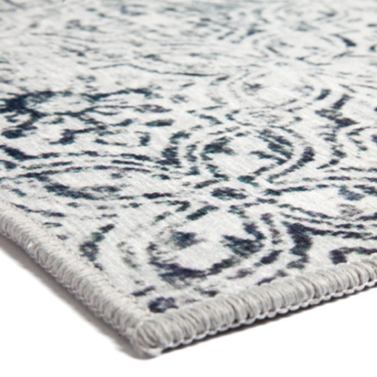 Mozaic Tiles Grey Designer Non-Slip Large Rug - Non Slip Rugs Fab Habitat