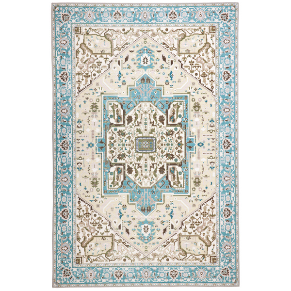 Noor Traditional Designer Area Rug - Non Slip Rugs Fab Habitat