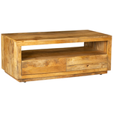 Nyra Coffee Table with 2 Drawers - Fab Habitat , Coffee Tables, 