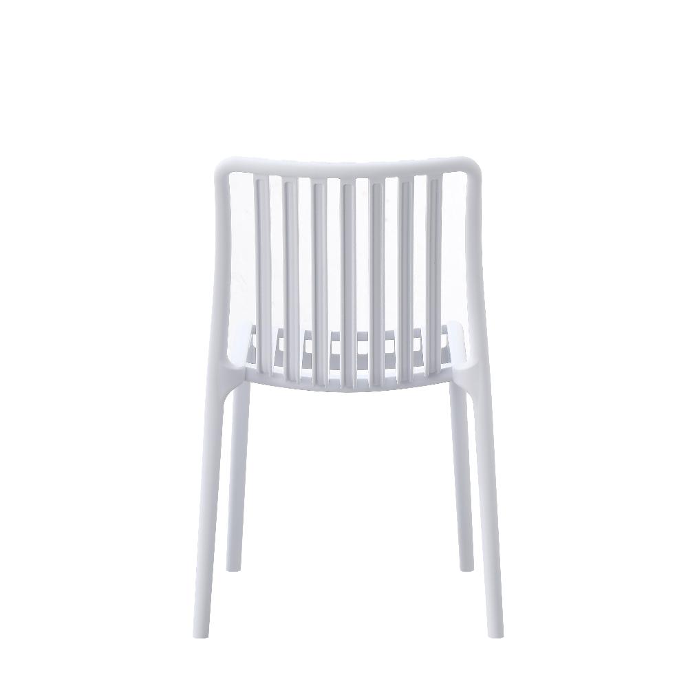Bertioga Outdoor White Cafe Chair - Outdoor Furniture Fab Habitat