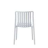 Bertioga Outdoor White Cafe Chair - Outdoor Furniture Fab Habitat