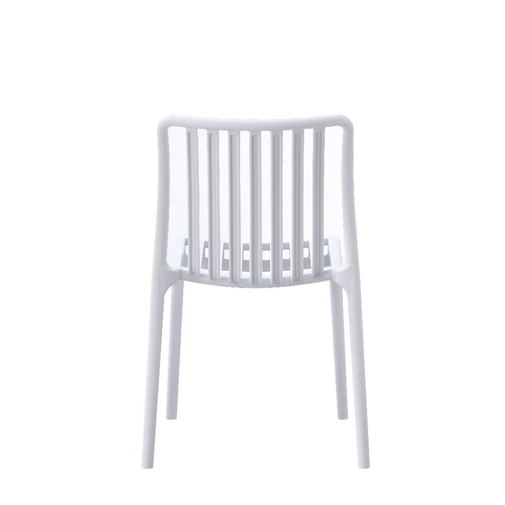 Bertioga Outdoor White Cafe Chair - Outdoor Furniture Fab Habitat