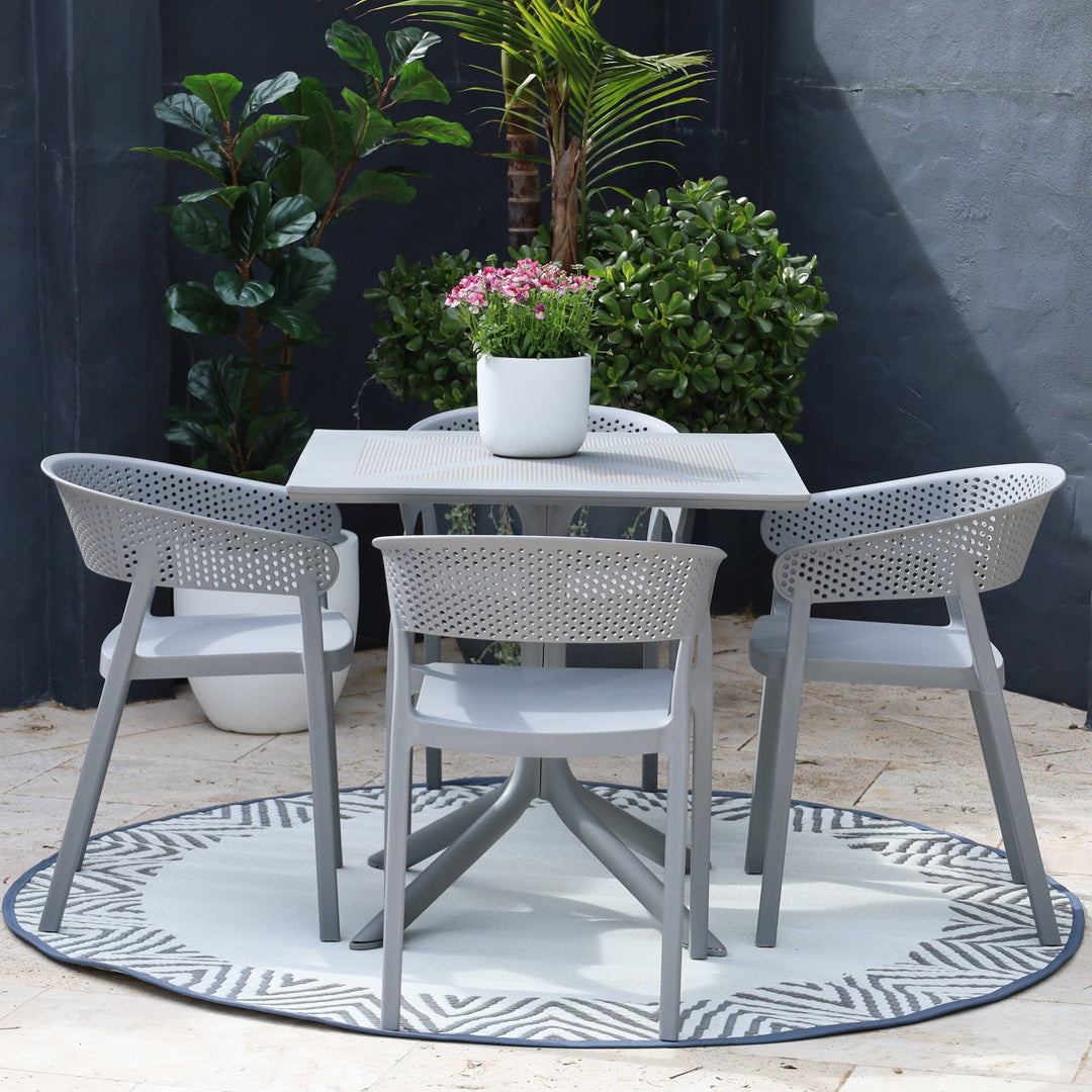 Grey Single Patio Chairs For Sale Buy Santacruz Grey Outdoor Chair